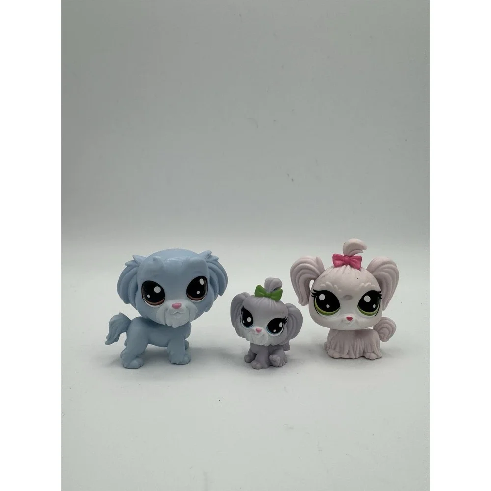 Littlest Pet Shop Duchess #1-110, Gruff #1-111, & Missy Malteaser #1-112 Maltese